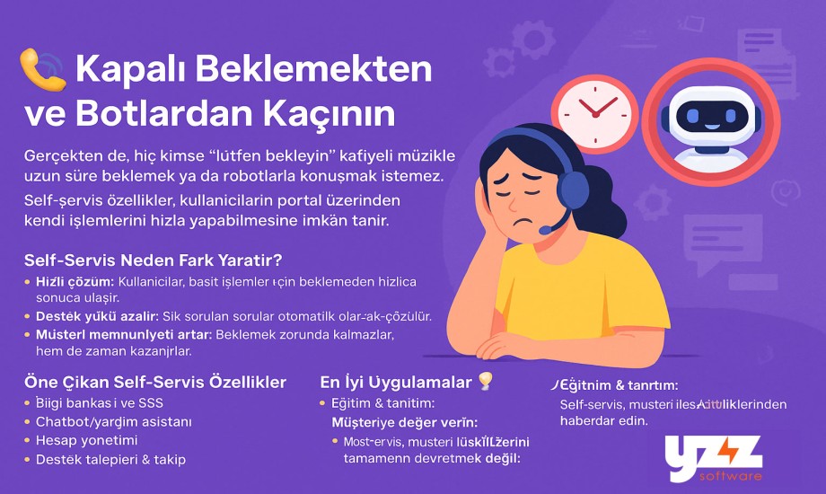 Neden Self‑Servis Özellikler Müşteri Portallarında Önemli?